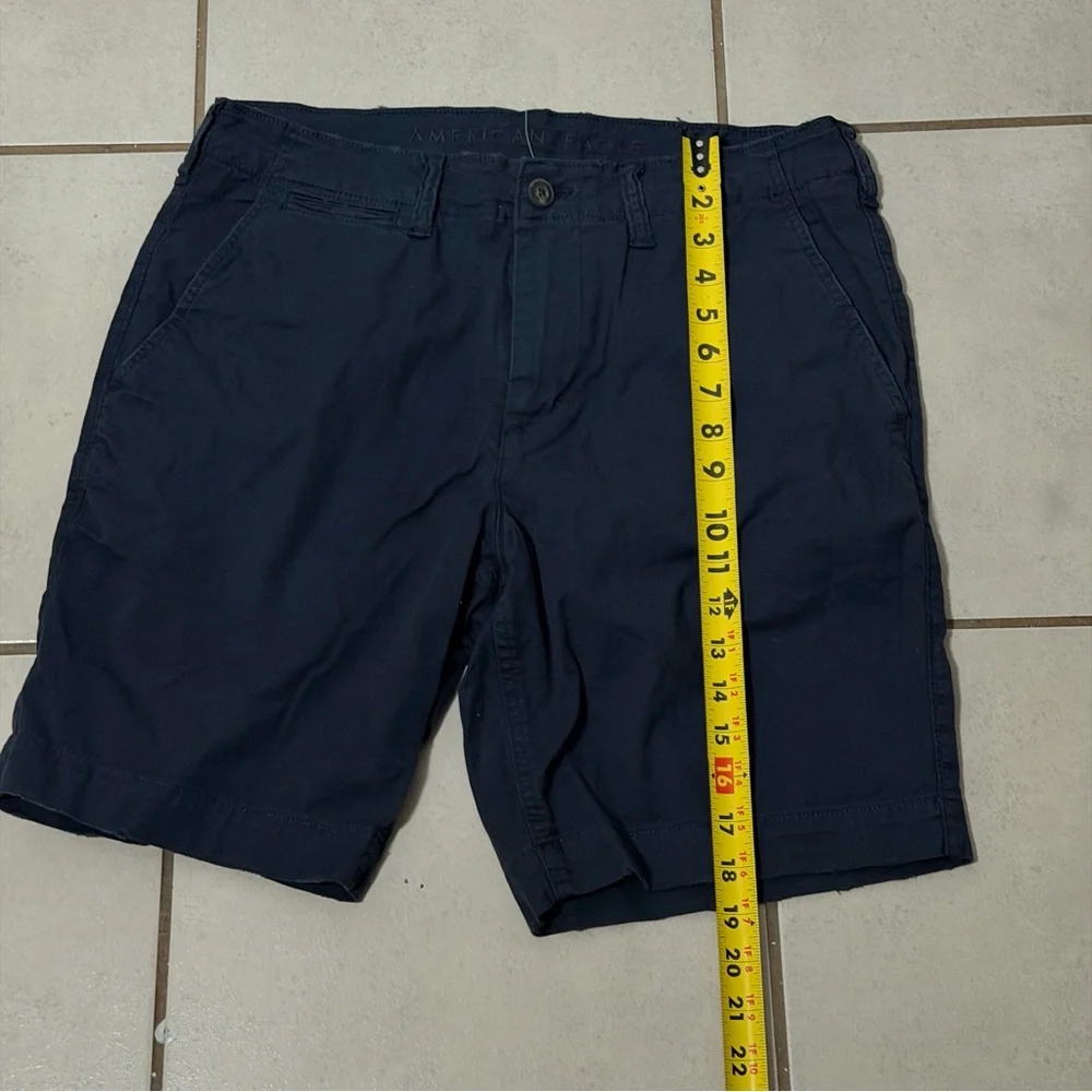 American‎ Eagle Men's Flex Navy Classic Chino Casual Shorts size 32